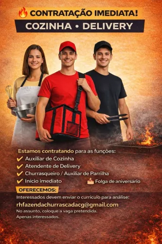 VAGA PARA RESTAURANTE EM CAMPO GRANDE 