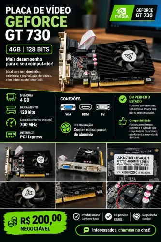 GEFORCE GT 730 4GB
