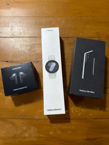 Kit Samsung - S25 Ultra + Watch 7 lte + Buds3 Pro