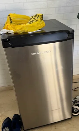 Frigobar Brastemp 90 l aço inox