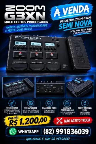 Pedaleira zoom g3xn