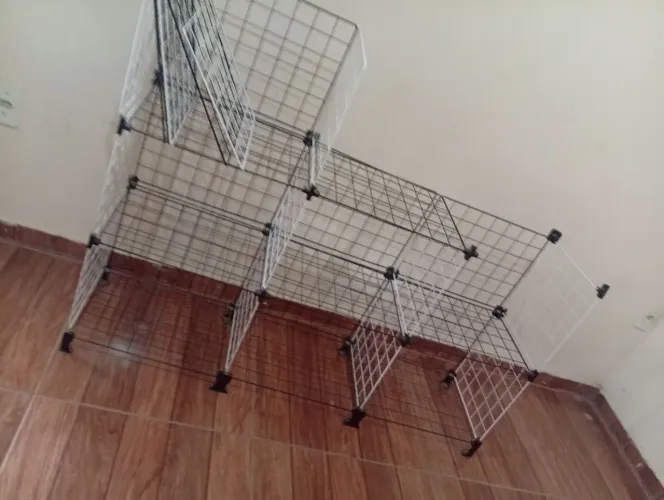 Estante balcão aramado 9 nichos