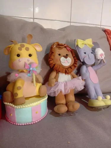 Peças circo rosa