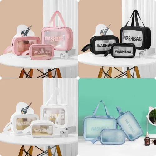Kit Bolsas De maquaigem 3 peças