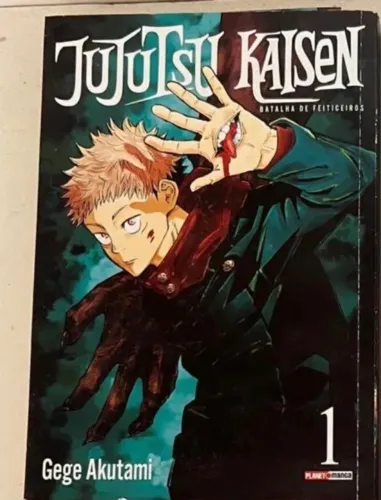 Mangá Jujutsu Kaisen- Volume 1 e 4