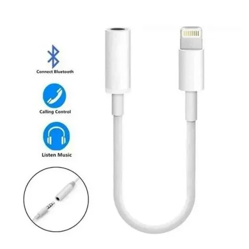 Cabo Adaptador P2 Áudio Fone Apple iPhone 7 8 X 11 Pro Max