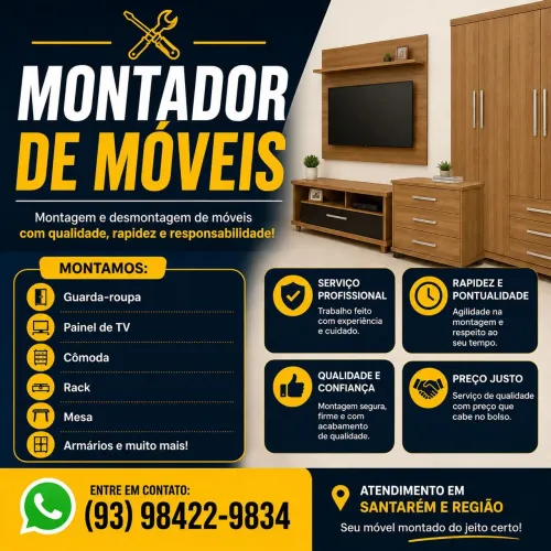 Montador de móveis em Santarém 