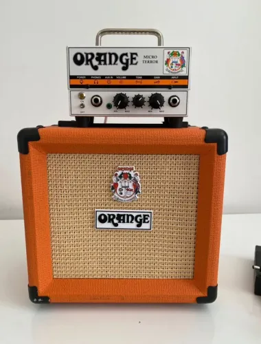 Amplificador de Guitarra Orange Micro Terror + Caixa PPC108 - LEIA DESCRIÇÃO