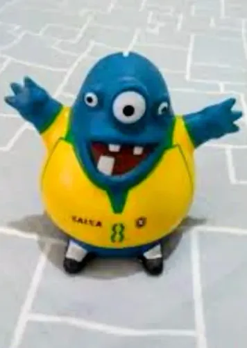 Boneco Cofrinho Poupançudo Caixa Seleção Brasil Zoio N.8