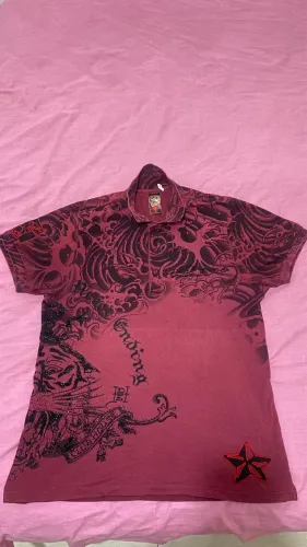 Camiseta polo ed hardy 