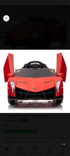 Lamborghini infantil eletrica