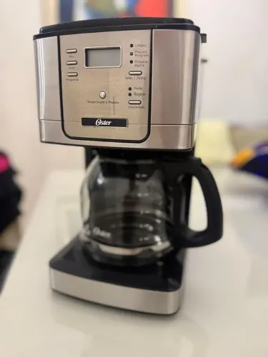Cafeteira Programável Oster Inox 12 Xícaras - Excelente Estado e Funcional