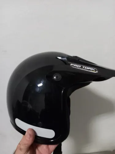Capacete aberto pro tork n°58 + óculos 