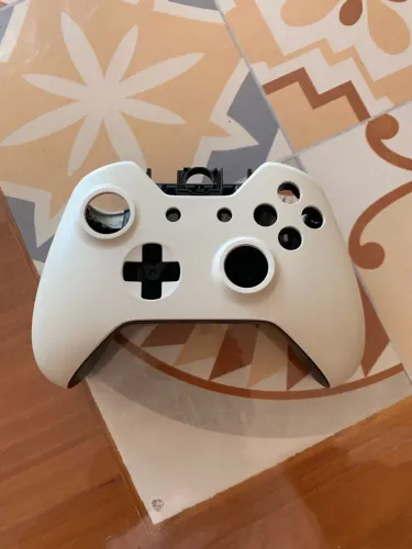 carcaça de controle Xbox one fat branco e preto novo sem uso