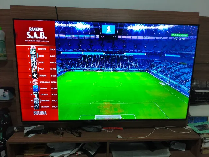TV 55 polegadas 4K Androidtv