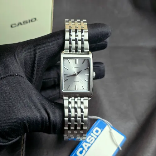 Relógio Casio Collection 29x40mm Prata prata MTP-B215L-7AVDF