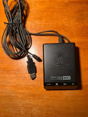 Turtle Beach Dual Band Wi-Fi USB + Cabo Óptico - RECEPTOR PX4 - EM ÓTIMO ESTADO