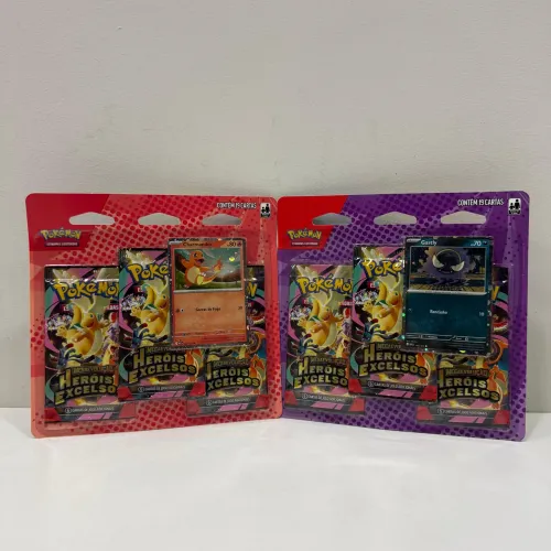Triple Pack MegaEvolução Heróis Excelsos Pokémon TCG - FFSTOREGAMES
