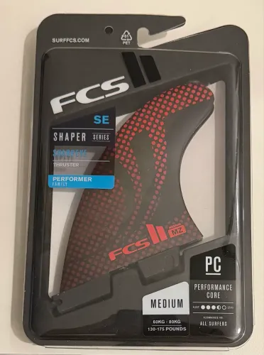 Quilha FCS ll Shaper Series Sharpeye Média Nova Importada