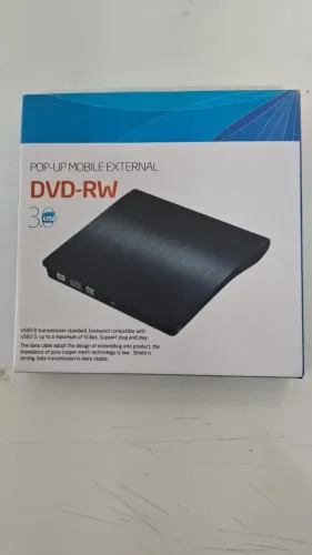 GRAVADOR LEITOR DE DVD-RW POP-UP MOBILE EXTERNO COM USB 3.0