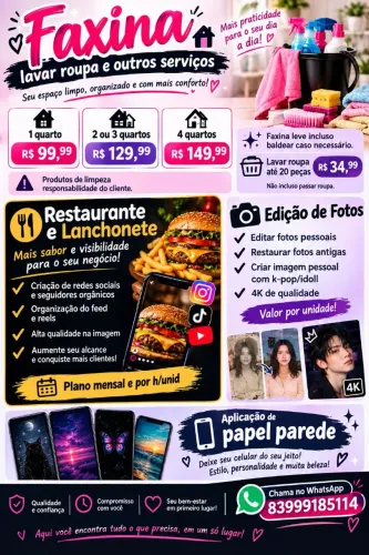 FAXINAS E OUTROS SERVIÇOS