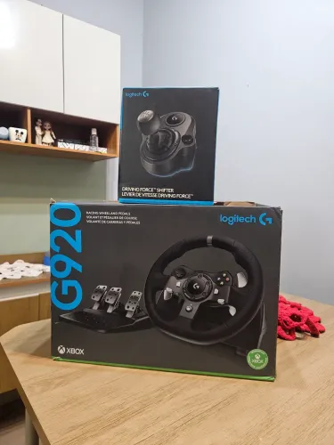Volante + câmbio Logitech G920 PC/ Xbox (aceito trocas)