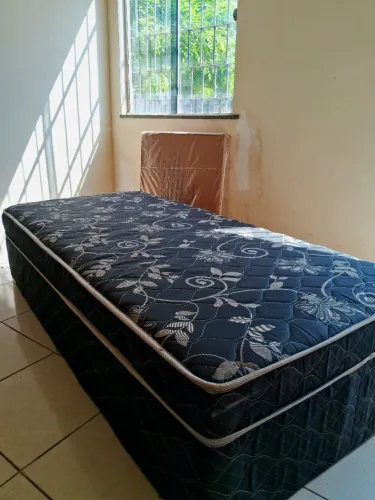 Cama box solteiro conjugada