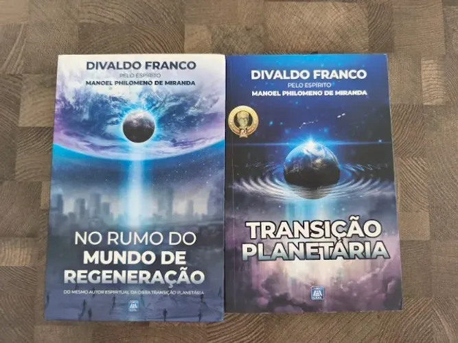 Kit 2 Livros Divaldo Franco - Transição Planetária & No Rumo do Mundo da Regeneração