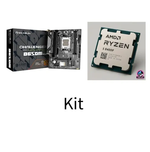 Kit Plataforma AM5 Semi-Novos<br>PLACA MAE: Maxsun B650<br>RYZEN 8400F <br>TUDO POR: 1000 REAIS