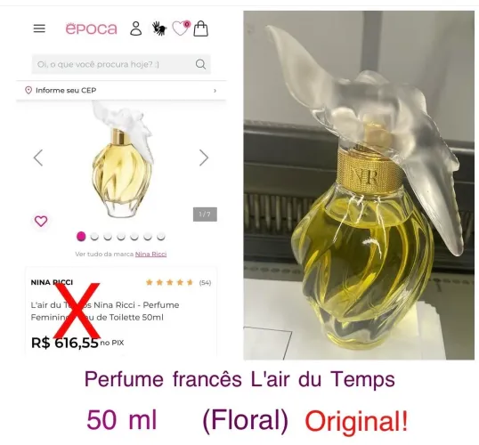 Perfume original francês NinA Ricci