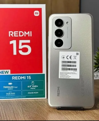 Redmi 15 Lançamento Xiaomi - 4G - Gray - Cinza - 256/8 + entrega imediata Versão Global