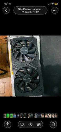 Placa de video 1660 super 6GB