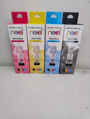 Kit c/4 cores de tinta epson 504/544/ L3250