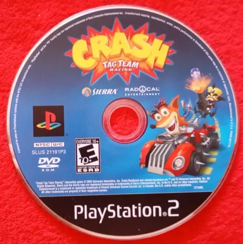 ( Leia ) Jogo PS2 Crash Tag Team Racing Original