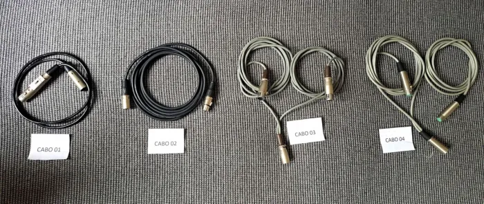 Cabos xlr em otimas condições!