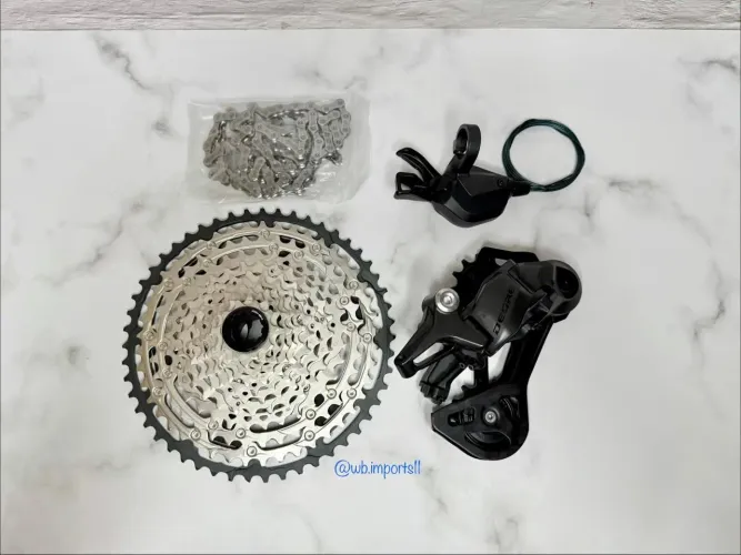 Kit Shimano Deore m7200 com alavanca m6200