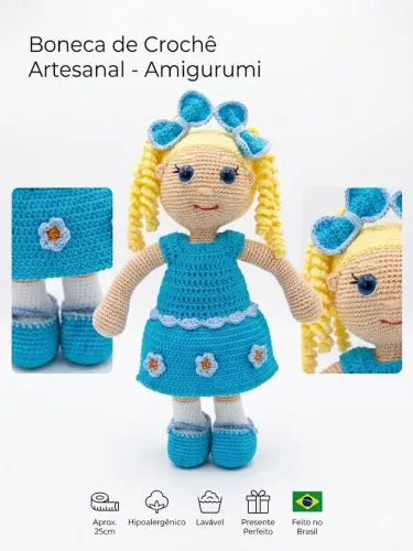 Boneca croché Amigurin