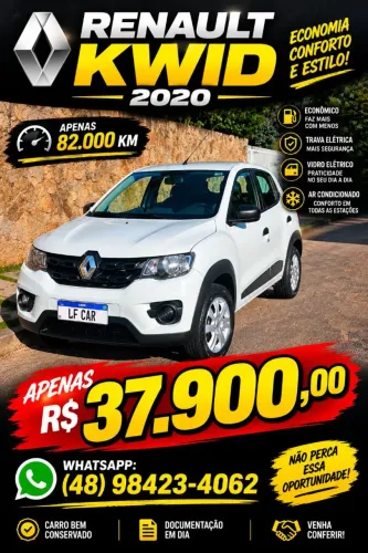 Renault Kwid Zen 1.0 Flex 12V 5P Mec. 2020
