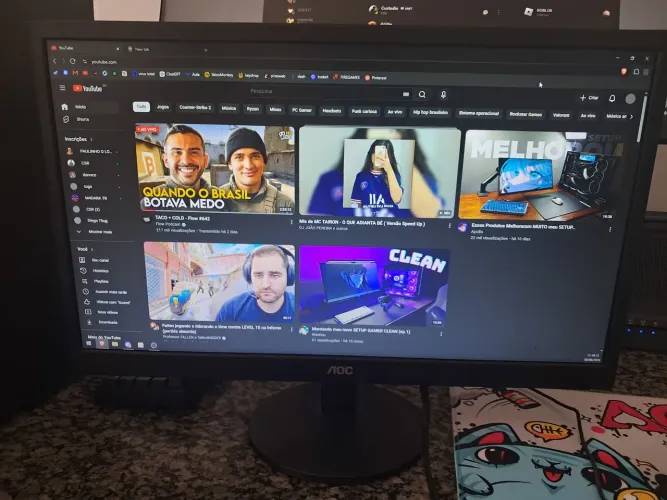 Monitor AOC 21.5 pol