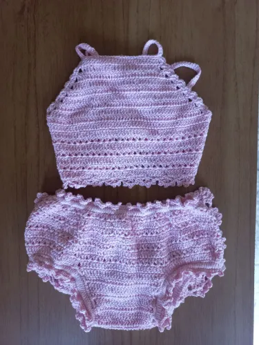 Roupinha de Crochê para bebê