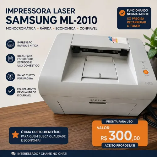 Impressora ml-2010 mono laser printer