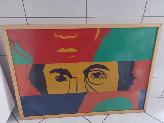 Obra de arte pintada a Mão