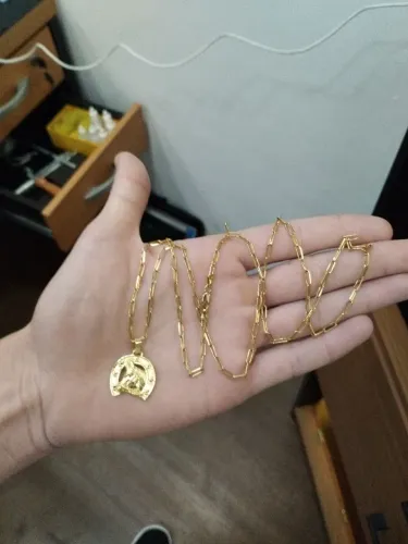Cordão Cartier pingente cavalo