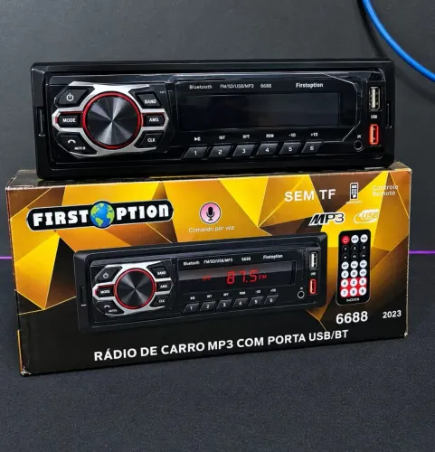 Som Bluetooth MP3 para Carro - NOVO E LACRADO | Pronta Entrega