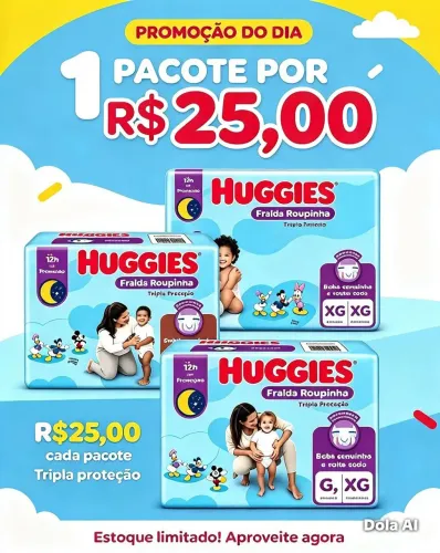 Fraldas descartáveis