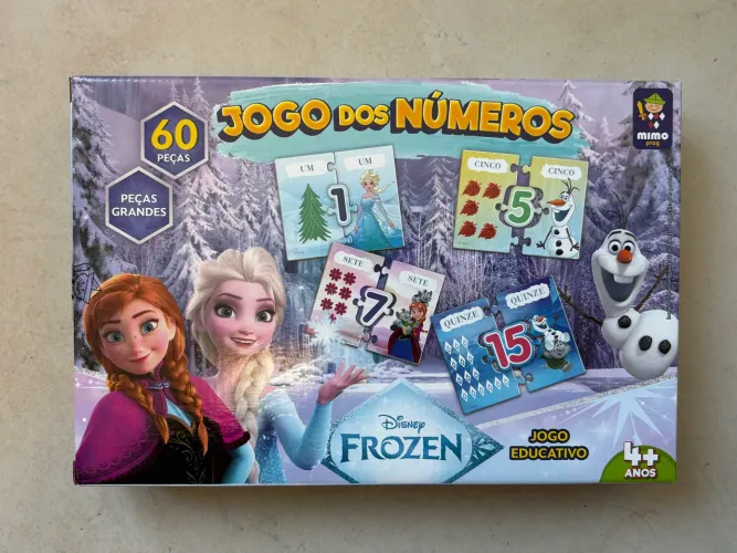 Jogo dos Números - Frozen - Quebra Cabeça