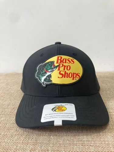 Boné Bass Pro Shops - logo emborrachado original