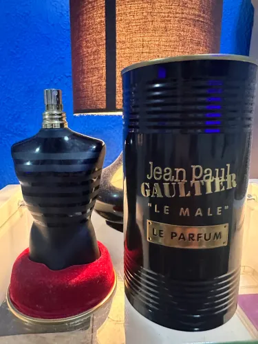 Vidro de perfume vazio Jean Paul Gaultier Lê male Lê Parfum 200ml