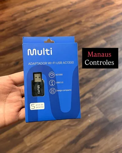 Adaptador WIFI 2G e 5G Multilaser Versão 3.0 Plug And play