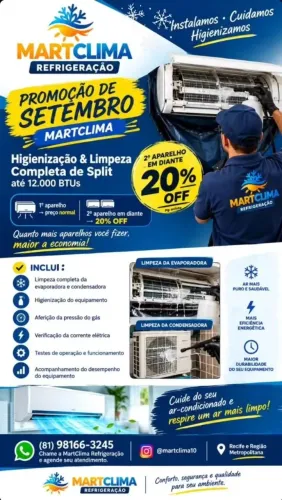 Promoção Higienização SPLIT